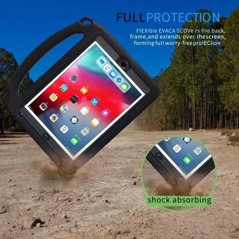 Детский противоударный чехол из вспененного этилвинилацетата с ручкой для ipad 9 7