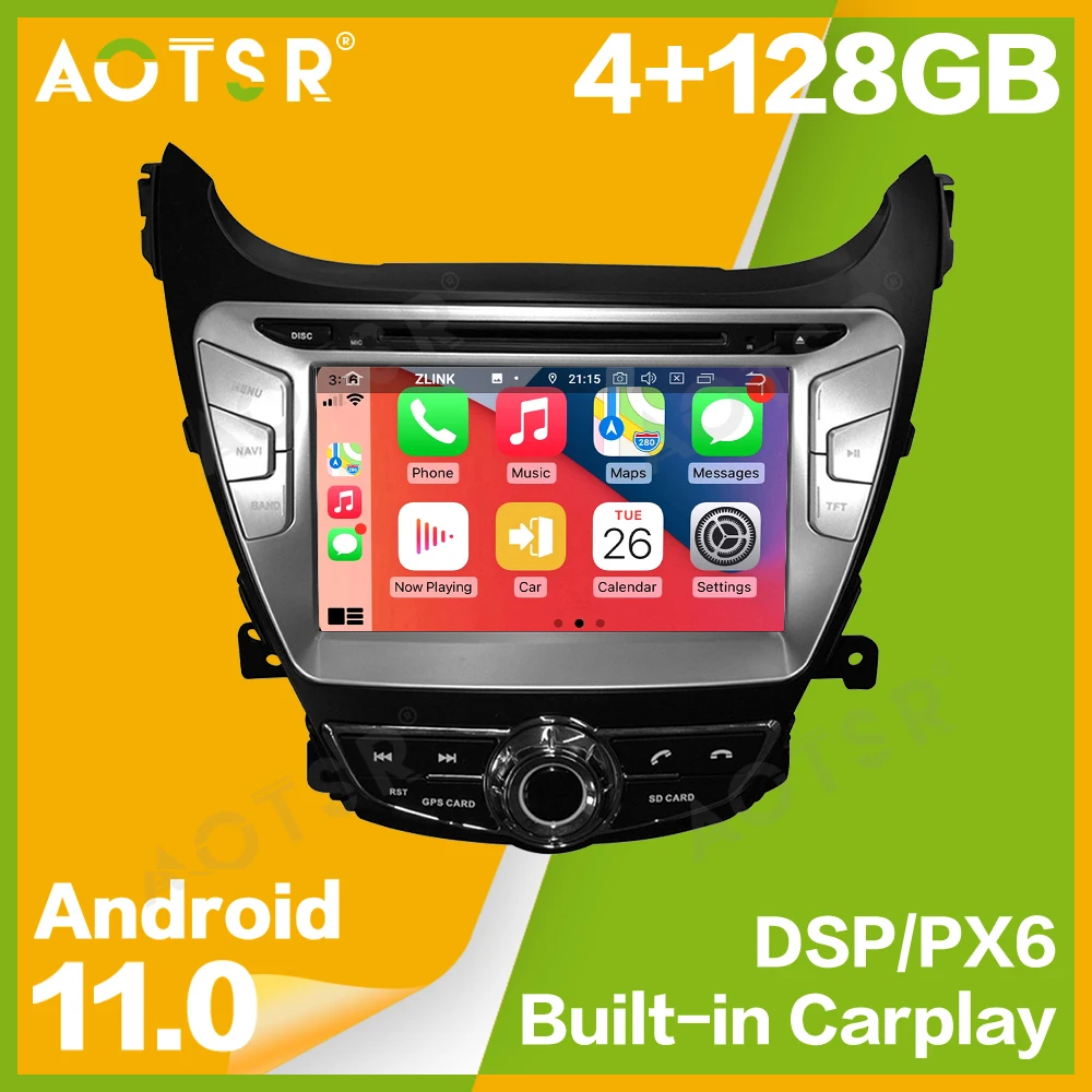 

Android 11,0 Octa Core WiFi Автомобильный DVD-плеер Радио Стерео GPS навигация головное устройство для Hyundai ELANTRA 2011-2013 GPS навигация