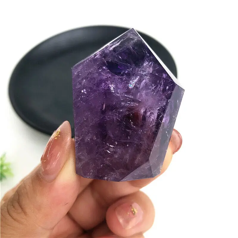 3 вида натуральных бриллиантовых палочек с аметистом лечебный драгоценный