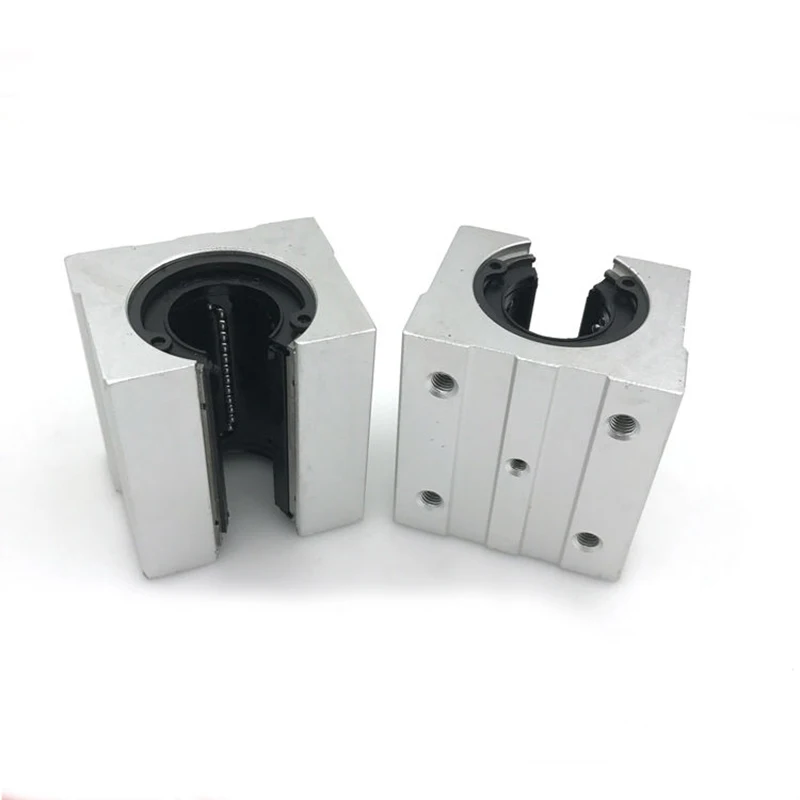 2Pcs/lot SBR12UU SBR16UU SBR20UU SBR25UU Linear Ball Bearing Block CNC Router SBR16 SBR20 rail 3D printer part |
