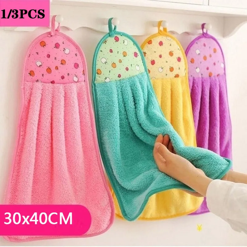 Мягкое бархатное полотенце из кораллового бархата супервпитывающее для рук