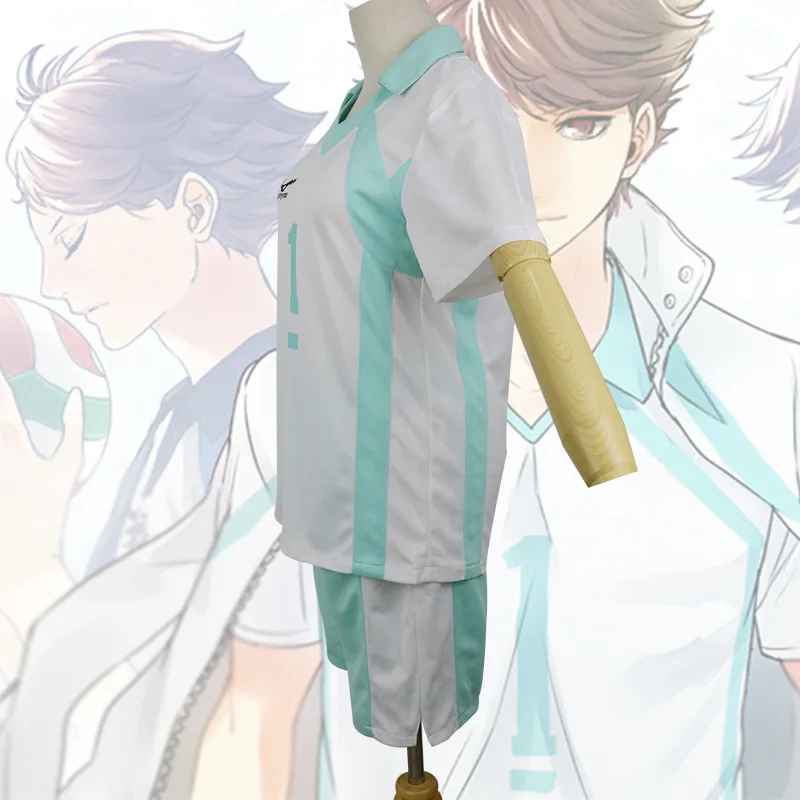 Haikyuu аниме Oikawa Tooru Косплей костюмы униформа Джерси для старшей школы волейбольный
