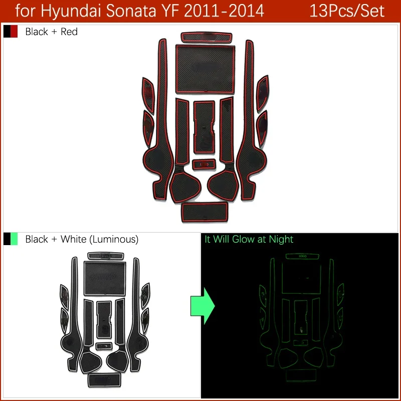 Резиновый противоскользящий коврик для Hyundai Sonata YF i45 2011 2012 2013 2014 | Автомобили и