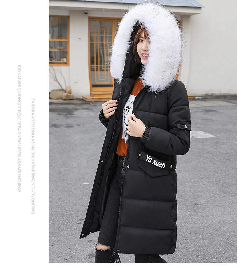 Big Size 6XL 7XL 8XL Women Jacket Winter Fur Hooded Parkas Female Plus Size Loose Women Thick Warm Cotton Women Long Coat Winter