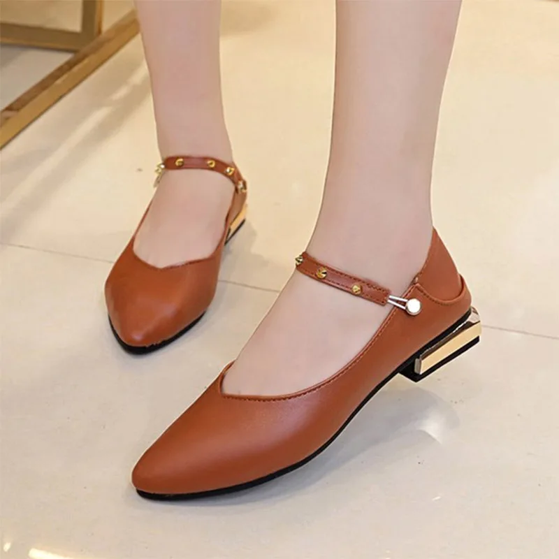 Размера плюс 41 Женские туфли лодочки Мэри Джейн обувь без шнуровки Обувь на