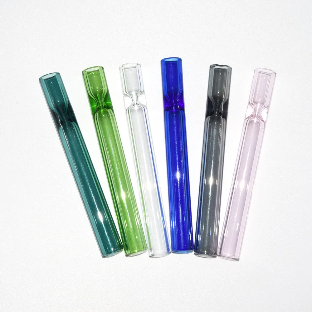 100 мм прозрачная стеклянная дымовая трубка классические трубки для курения