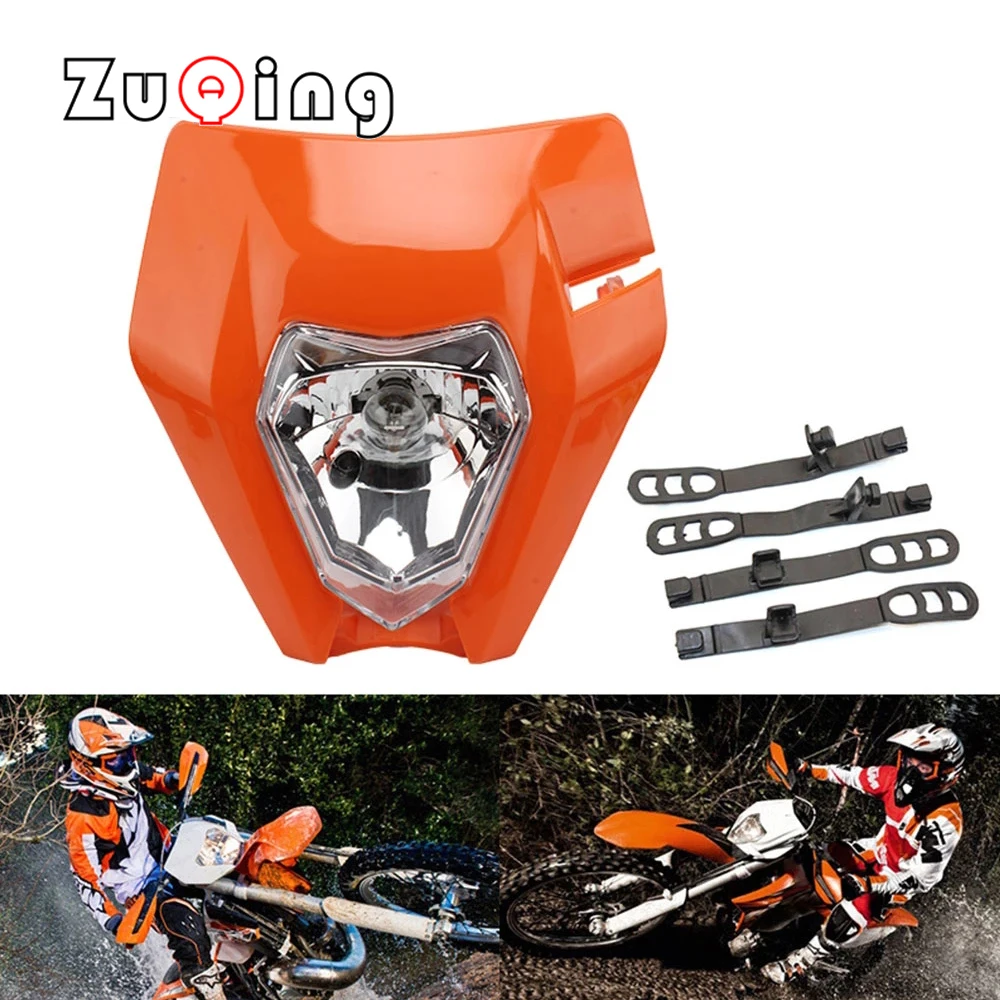 

Motorcycle Headlight Supermoto Headlamp For EXC EXCF SXF SX XC XCW XCF XCFW 125 150 250 350 450 530 Enduro Motocross