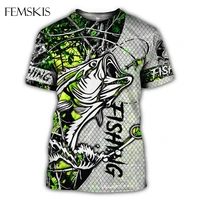 femskis mens summer o neck fishing tattoo 3d printing decoration women short sleeve t shirt 3d t shirt mens tshirt streetwear