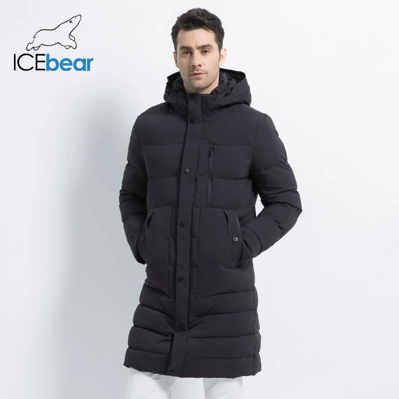 ICEbear 2019 новая зимняя куртка ветрозащитная мужская хлопковая модная парка