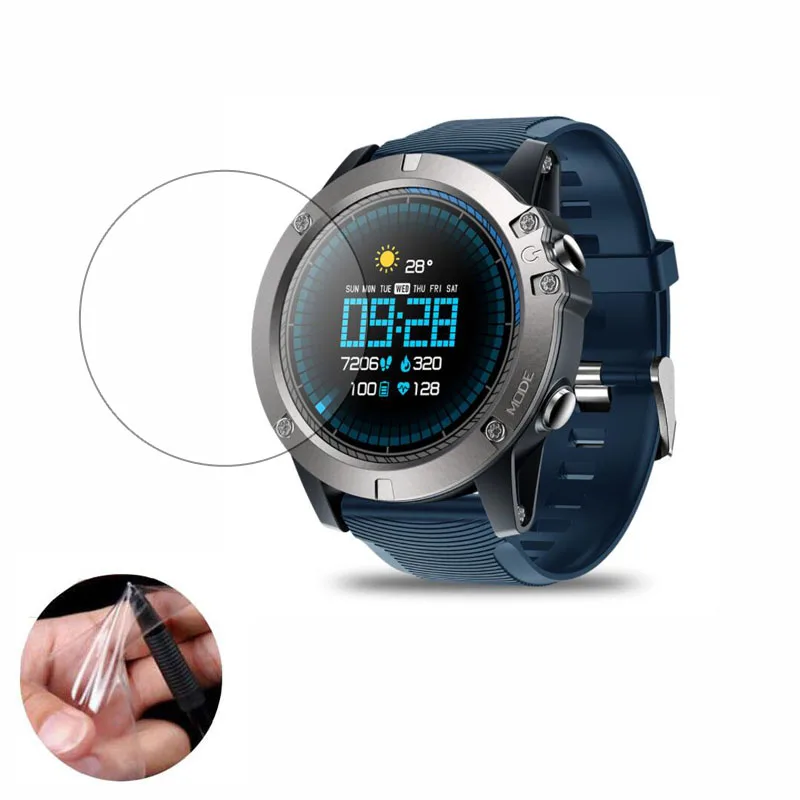 Мягкая прозрачная защитная пленка для экрана Защита Zeblaze VIBE 3 Pro умные часы полная