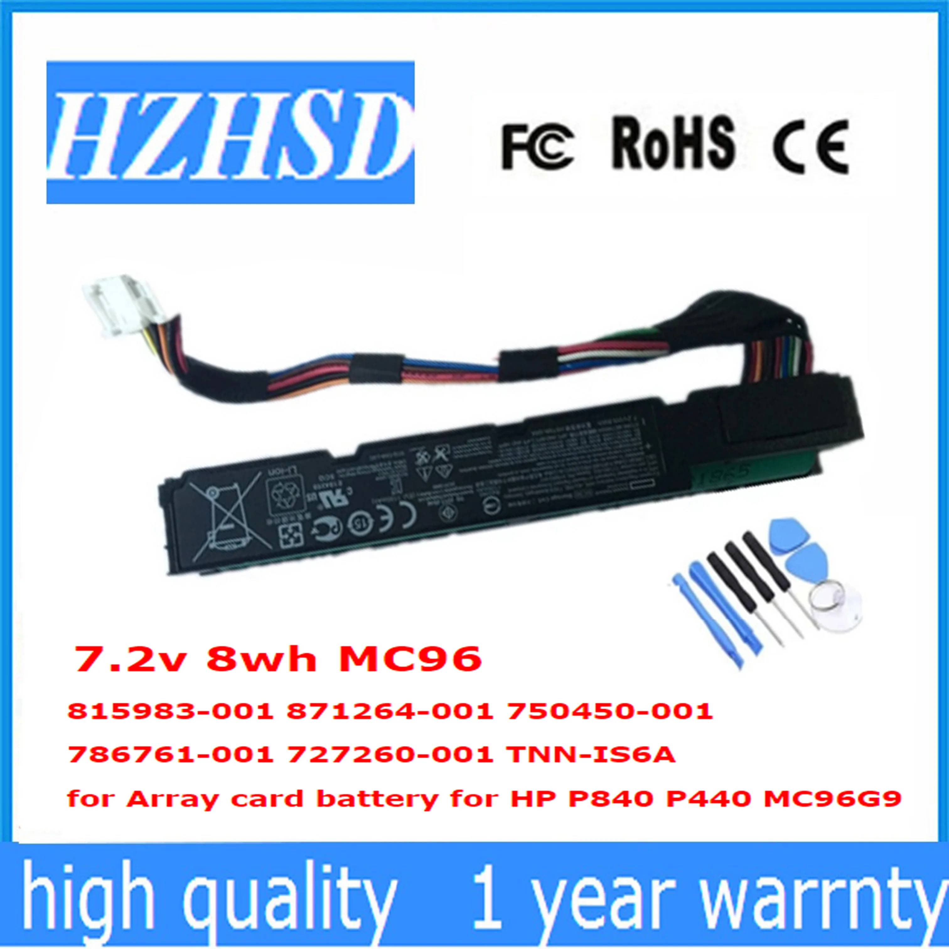 

7,2 v 8wh MC96 815983-001 871264-001 750450-001 786761-001 727260-001