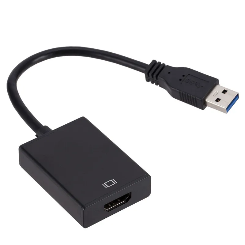 Кабель переходник с USB 3 0 на HDMI аудио и видео для Windows XP/7/8/10 PC 1080P|Компьютерные