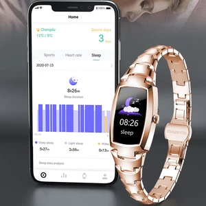 Smart Watch Women Fashion Heart Rate Monitoring Call Reminder IP67 Waterproof Multi-sports Modes Women's Watches For Android IOS