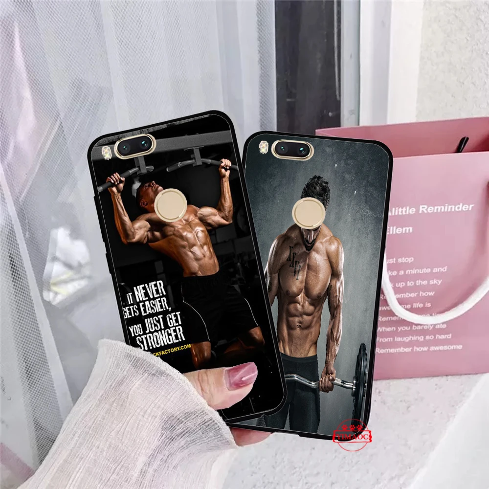Loving Bodybuilding Gym Fitness Silicone Soft Case for Redmi 4A 4X 5 Plus 5A 6 Pro 6A 7 7A S2 Go K20 Note Prime 8 |