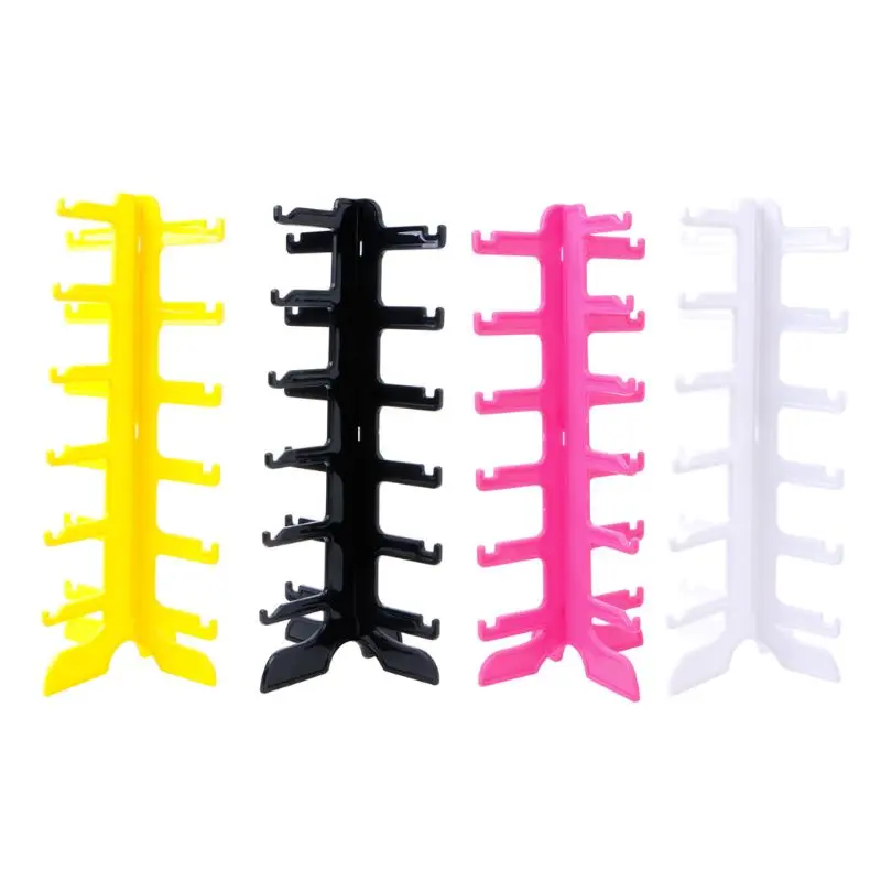 

6Pair Sunglasses Eyeglass Glasses Frame Rack Display Stand Organizer Show Holder 57BD