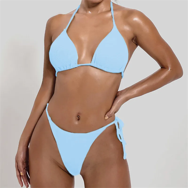 Bikini Set Swimsuit Women Push Up Sexy Swimwear String Bathing Suit Cupshe 2021 Swimming Suit for Women 2021 High Waist Monokini