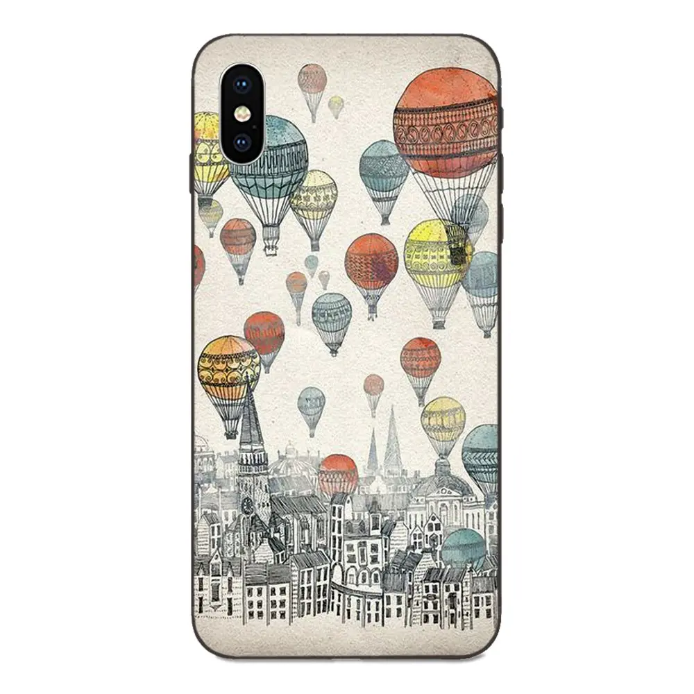 Чехол для телефона из ТПУ с рисунком Apple iPhone 4 4S 5 5S SE 6 6S 7 8 Plus X XS Max XR ретро-камерой