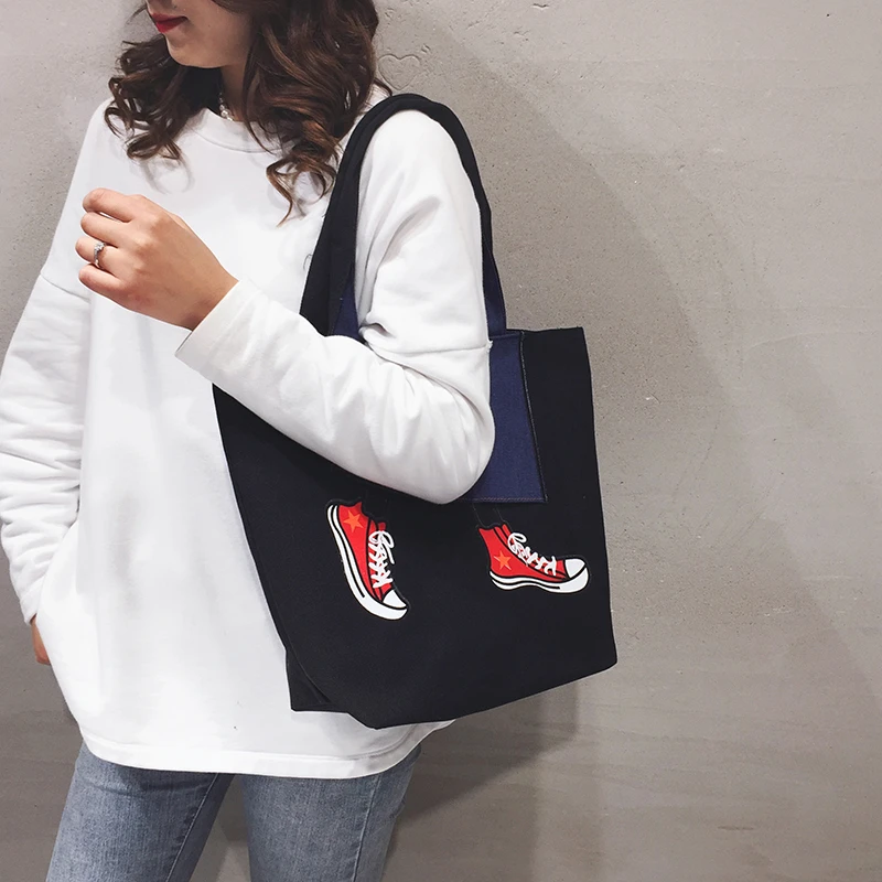 

Fashion Shoulder Shopping Bag Retro Casual Women Totes Female designer canvas white Beach large cheap handbag 2021 women's brand