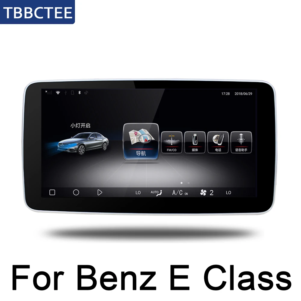 Для Mercedes Benz E Class 2014 ~ 2016 NTG Автомобильный мультимедийный плеер Android радио gps стерео
