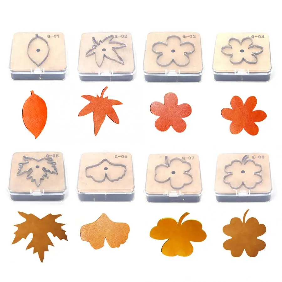 Кожа ремесла высечки штамповки кожи нож шаблон формы DIY ручной