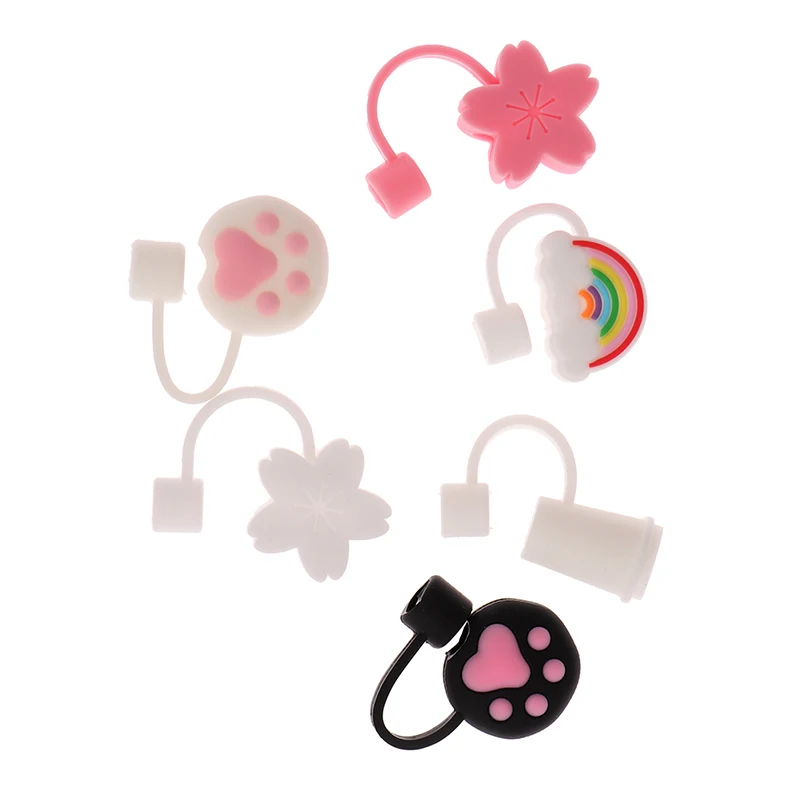 

Creative Silicone Straw Plug Reusable Dust Cap Universal Suction Tube Dust Plug