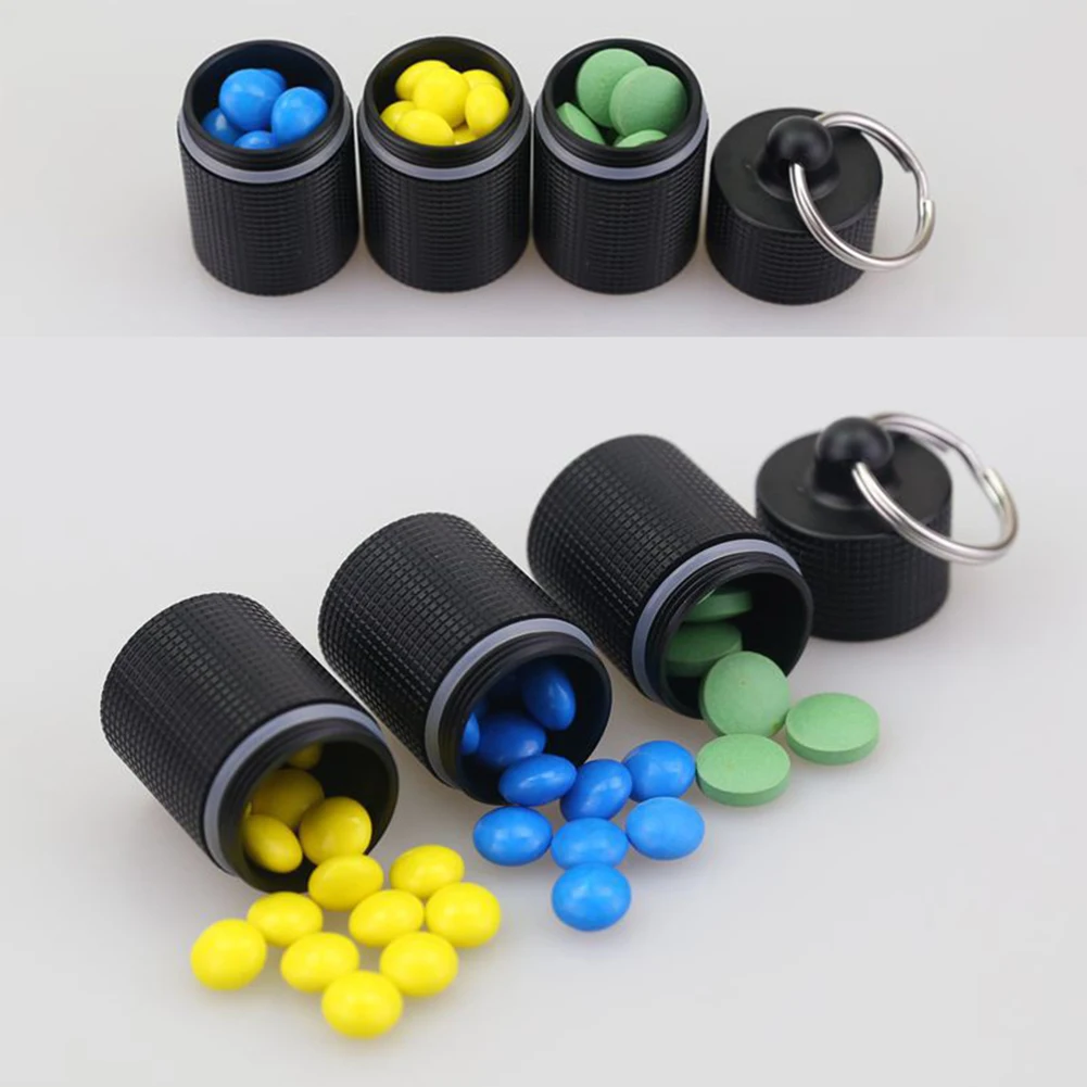 Portable 3-Grid Waterproof Mini Pill Case Box Bottle Outdoor Emergency Gear Medicine Tablet Dispenser Container | Красота и здоровье