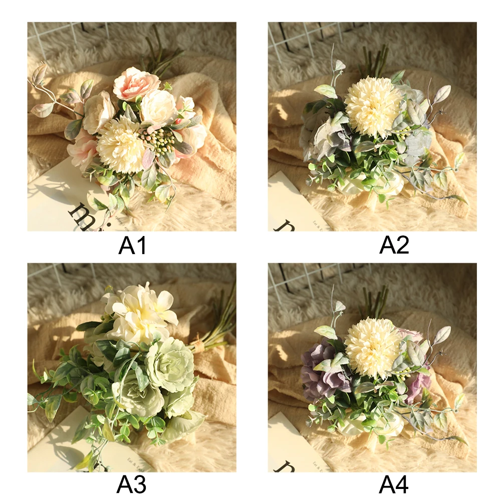 Букет из искусственных цветов для невесты и подружки принадлежности домашнего