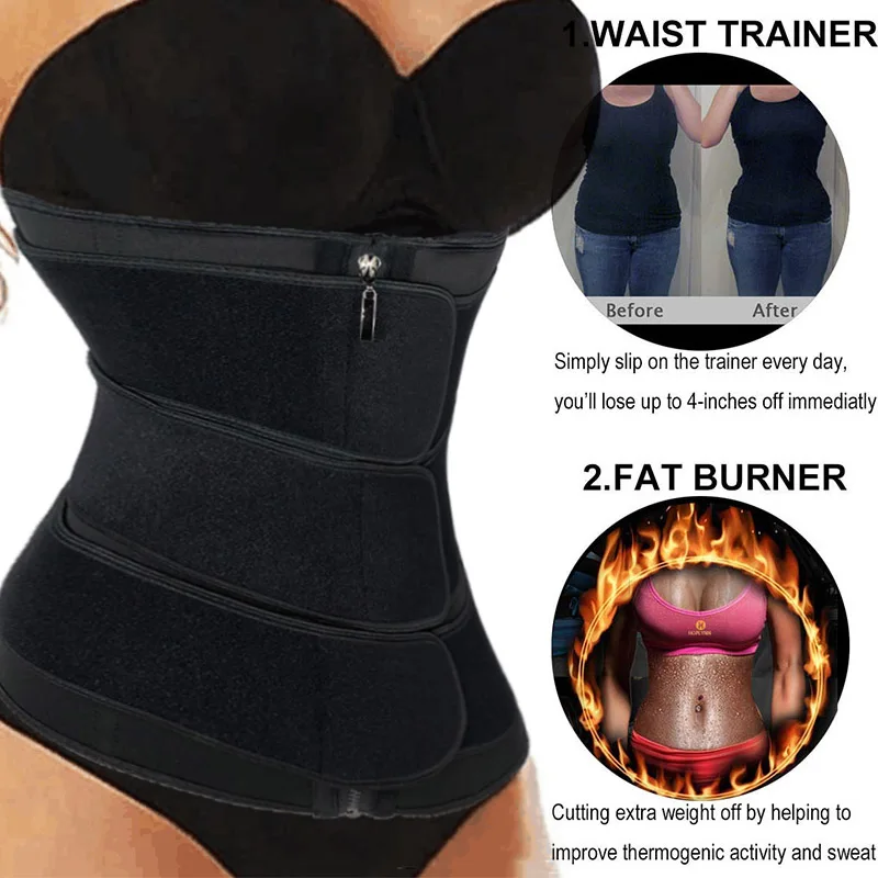 Corset Slimming Belt Body Shaper Waist Cincher xs Neoprene Sauna Sweat Shapewear Abdominal Fitness Long Torso Waist Trainer