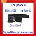 Материнская плата для iPhone X, XR, XS, Max; 64GB128GB256GB, сбез face ID