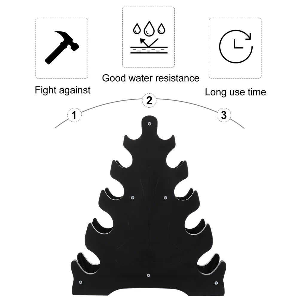 

1pc Practical Dumbbell Fixing Rack Triangle Shaped Dumbbell Storage Stand