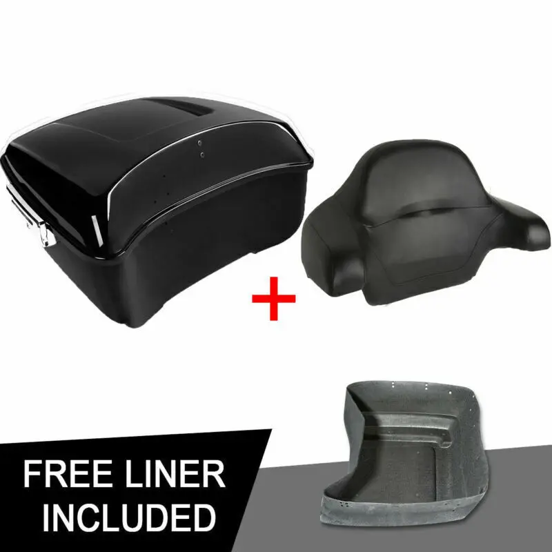 Мотоцикл King Pack багажник спинка для Harley Tour Pak Touring Electra Glide Road Street 2014 2020|harley trunk|tour pak