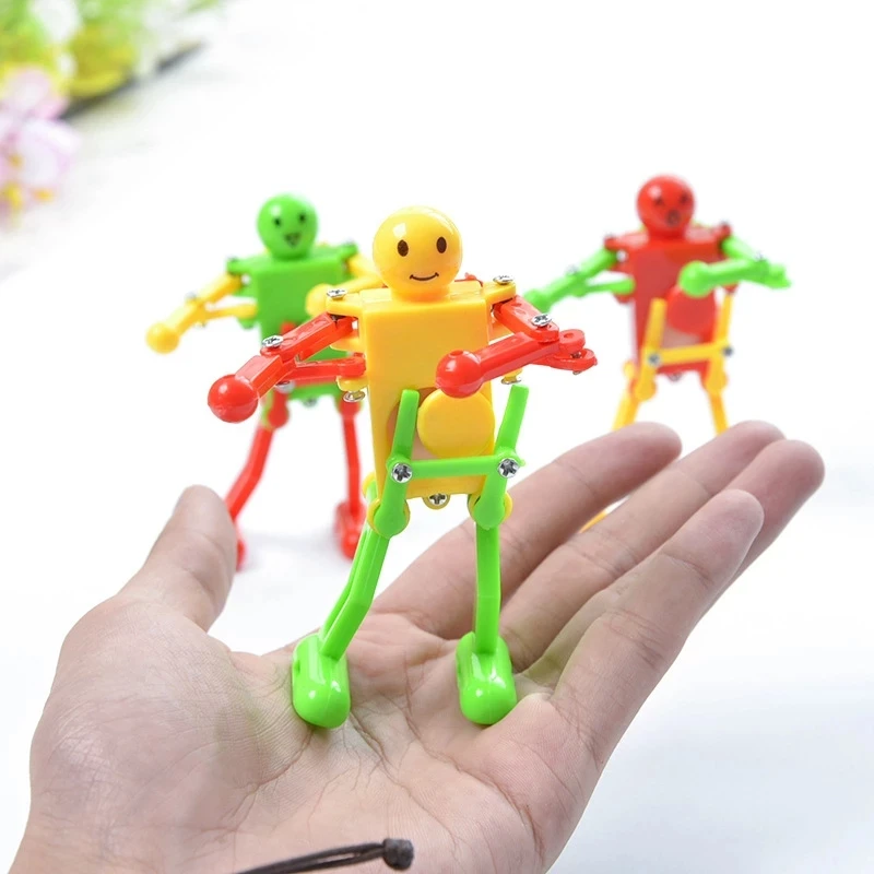 

Kids Dancing Robots Gymnastics Toys For Children Spring Clockwork Wind Up Toys Baby Birthday Surprises Creative Boys Girls Funny