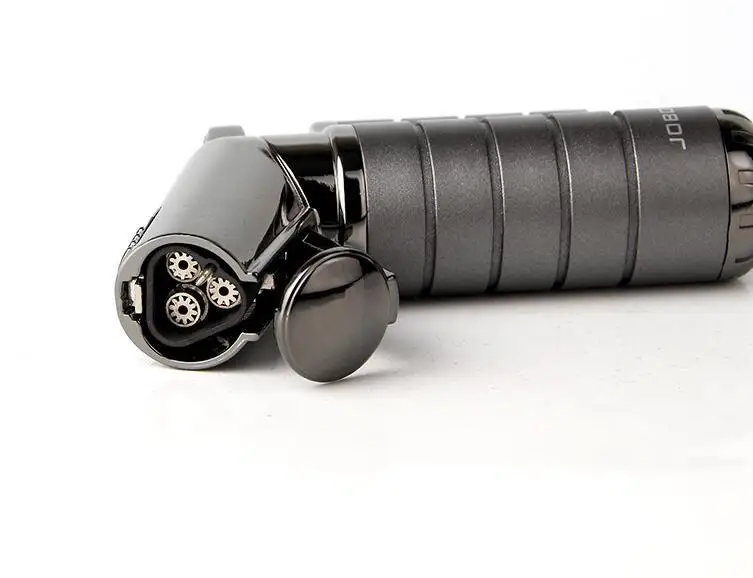 Турбо-зажигалка для сигар компактная Бутановая Зажигалка с 3 струями