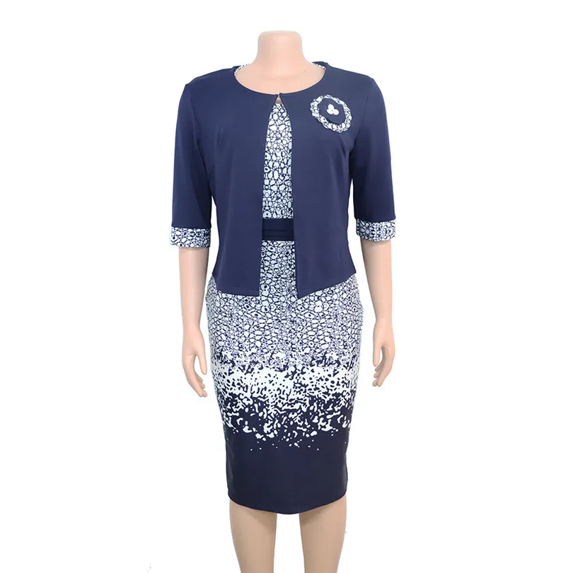 (XL ~ 4XL) 2019 новые модные африканские принтованные эластичные Bazin мешковатые платья