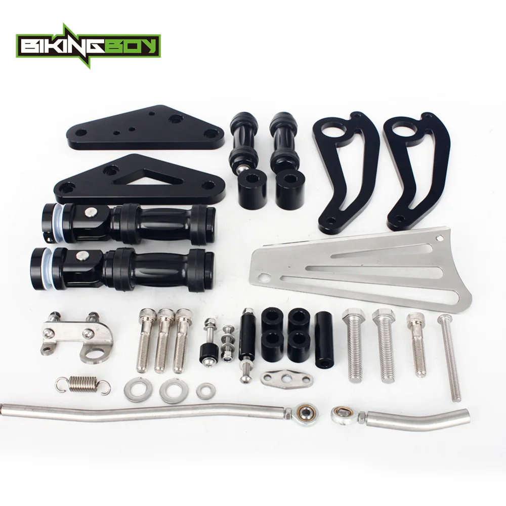 Передние контроллеры BIKINGBOY подножки для Yamaha XVS 1100 V-Star Custom Classic Silverado 99 00 01 02 03 04 05 06 07