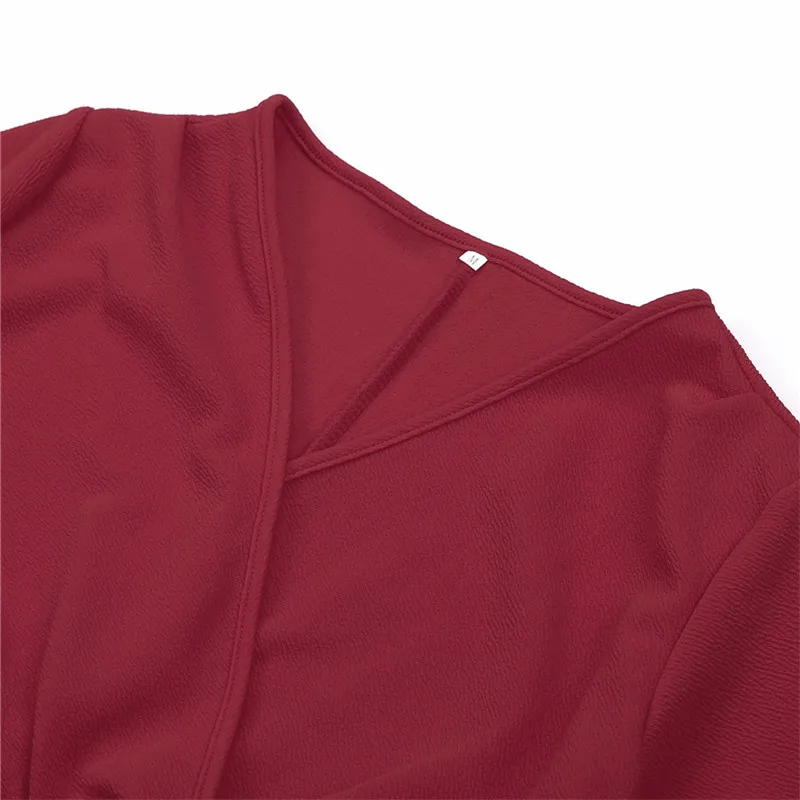 2020 для работы весенний стиль женское облегающее платье с глубоким v-образным