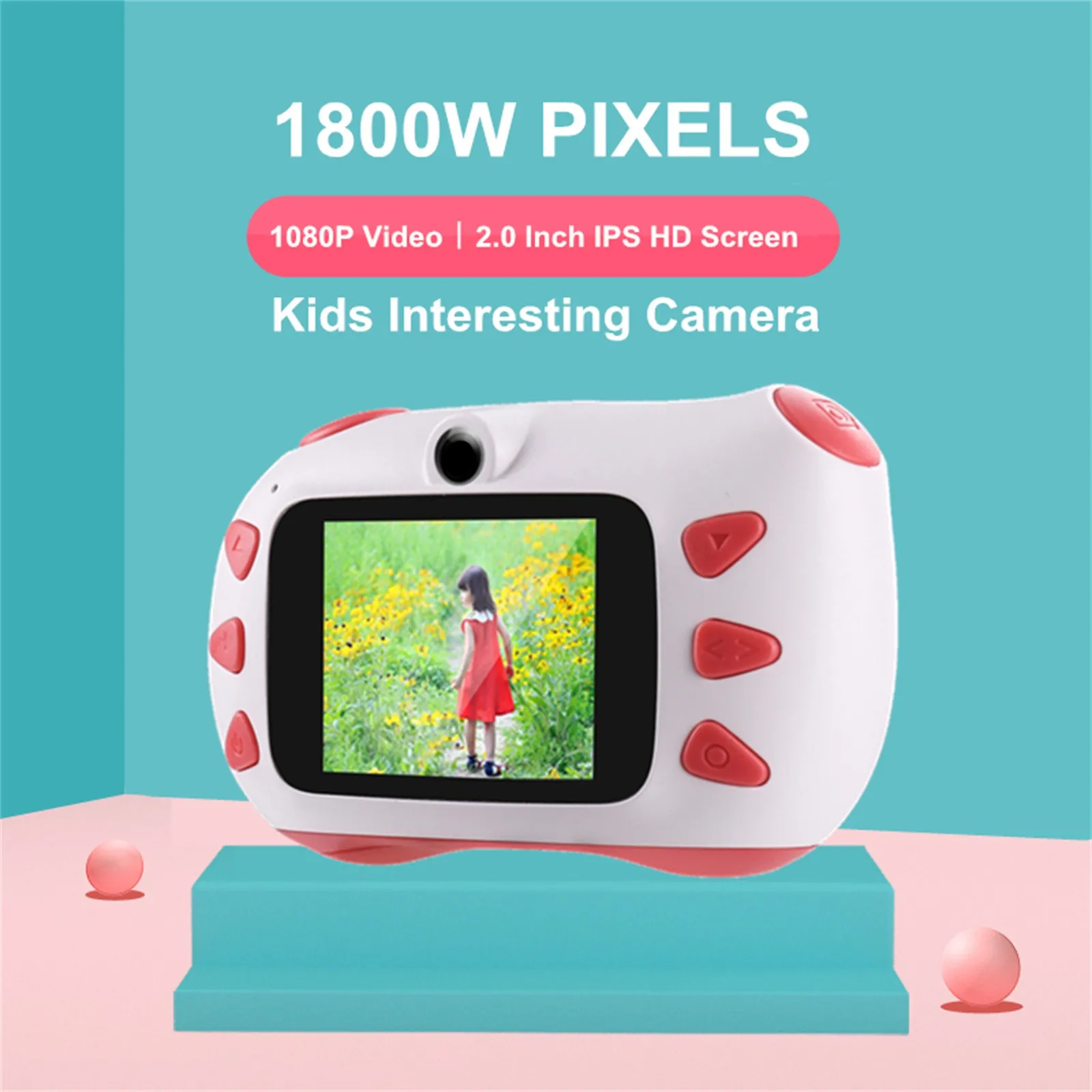

NEW Kids Camera For Girls Boys Toys With 32GB 2.0 Inch Screen Multi-Function For Birthday Christmas Gifts Children's Cameras