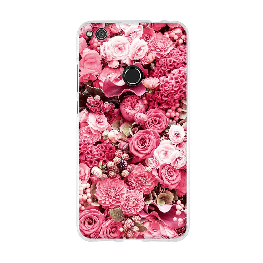 Чехол для Huawei P8 Lite 2017/Honor 9 lite Мягкий ТПУ чехол Honor 8 Lite/P9 2017 3D рельефные чехлы задняя