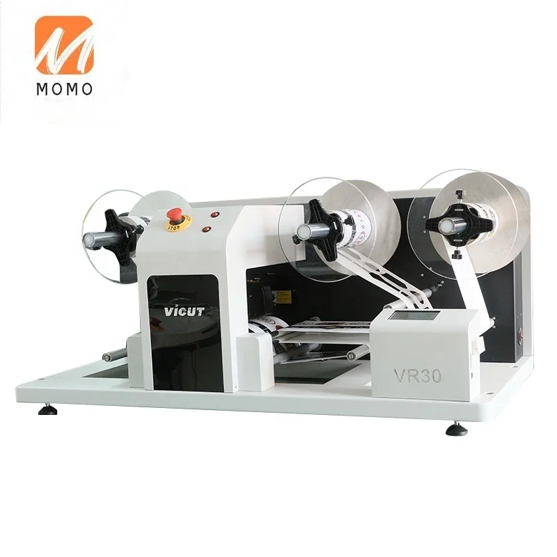 

Automatic laser label stickers paper roll die cutting machine