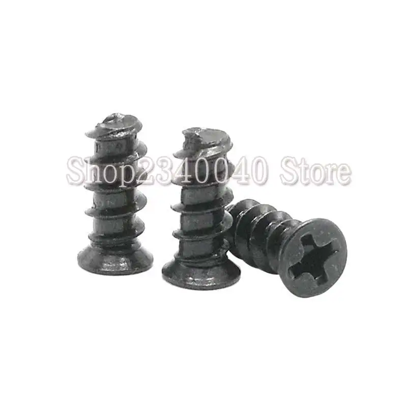 

M5 Black/Silver KB Computer PC Case Cooling Fan Mount Screw For Fan Heat Dissipation Screws Cross flat tail self tapping screws