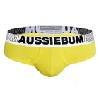 Мужское нижнее белье aussieпреимущества, пикантные трусы с низкой талией, хлопковые трусы, дышащие и удобные хлопковые впитывающие пот двухслойные