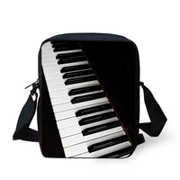 casual crossbody messenger bags women cute 3d piano keyboardmusic note print cross body bag for girls travel beach shoulder bag