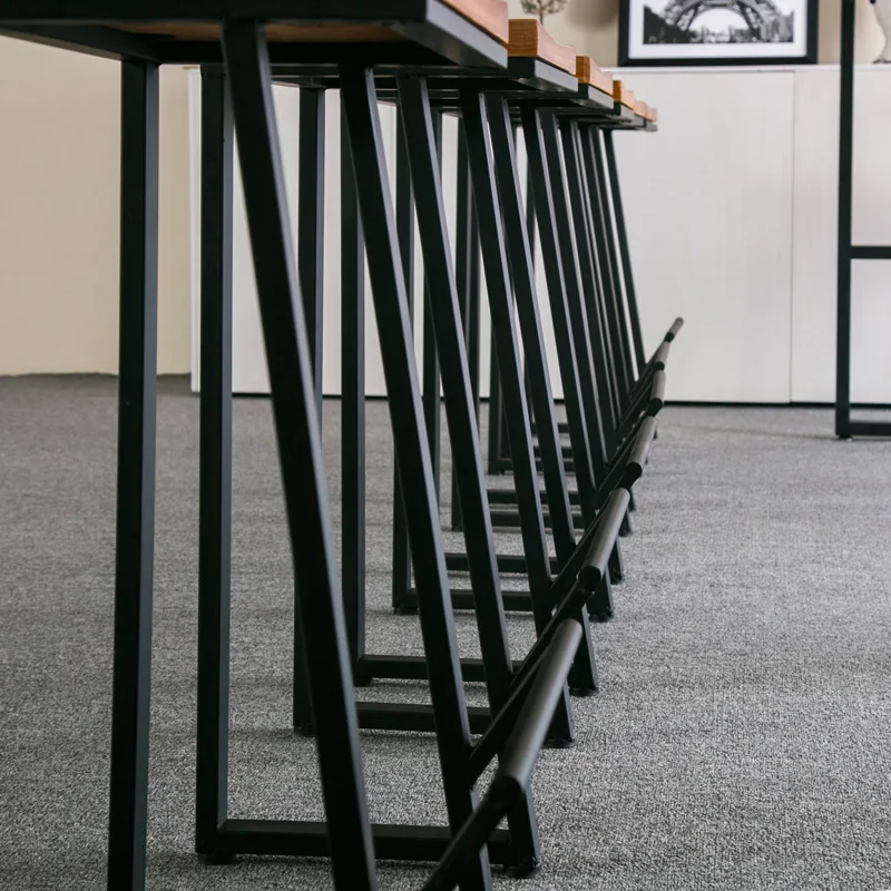 Tieyi American Solid деревянный барный столик With The Wall Bar Chair семейная скамейка высокий стол