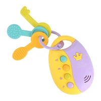premium quality funny baby musical car key toys smart remote car voices pretend play education toy
