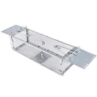 mouse rat trap cage with meshplate door catch cage mice temptation trap for living room kitchen warehouse barn