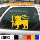 ШриЛанка, Золотой Лев, флаг, наклейка, автомобильная виниловая фотография, bkgrd