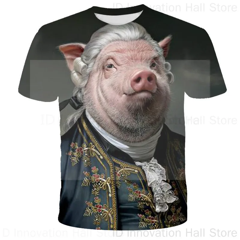 

Animal Character 3D Cartoon Print Pokemon Harajuku Punk Clothing 2021 Summer New Men's Oversized T-shirt
