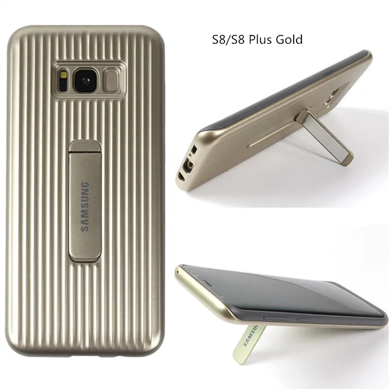 Original Samsung Galaxy S8 Plus Standing Phone Case Ultimate Device For S8+ SM-G9500 G9550 Protection Cover With Logo | Мобильные