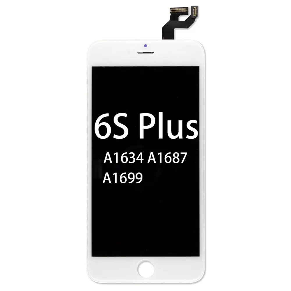 For iPhone 6SP White Pantalla экран для iPhone 8 8 Plus дисплей Замена 3D сенсорный дигитайзер сборка экран для A1863 A1905 A1906 без битых пикселей - Цвет: For iPhone 6SP White