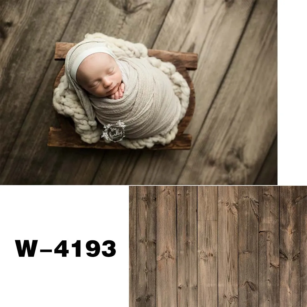 

HUAYI Photography Backdrop Newborns Baby Birthday Photo Background Wood Planks Texture Floor Studio Portraits Photocalls Props